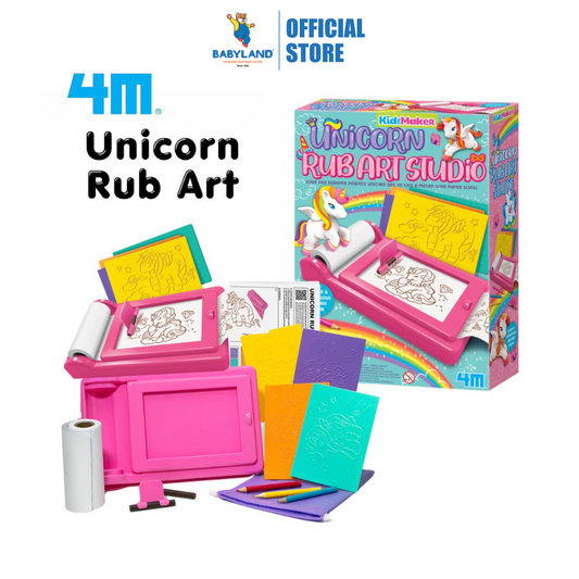 4M KidzMaker - Unicorn Rub Art Studio (4Y+)