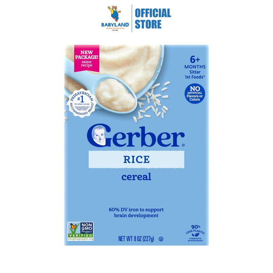 Gerber 1st Foods Single Grain Rice Cereal 227g (6+ months)