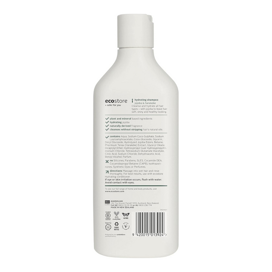 Ecostore Hydrating Shampoo (350ml) - Cleanse, Hydrate and Add Shine- For Dry Hair