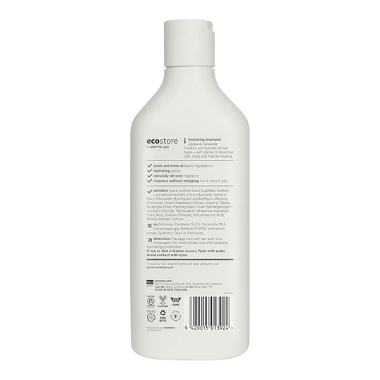 Ecostore Hydrating Shampoo (350ml) - Cleanse, Hydrate and Add Shine- For Dry Hair