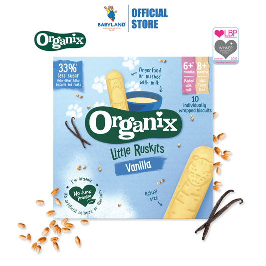 Organix Little Ruskits Vanilla Biscuit 60g