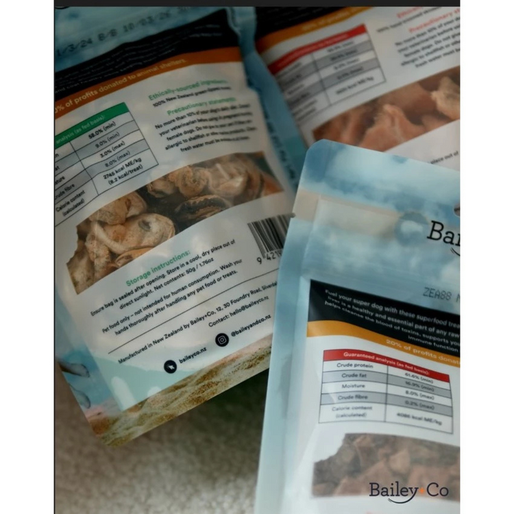 (Made in New Zealand) Bailey Co Single Ingredient Freeze Dried Raw Treats