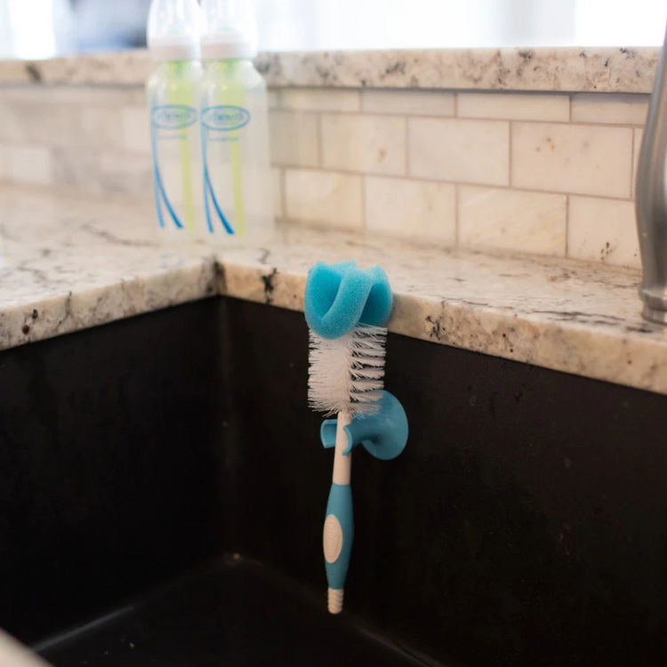 Dr Brown's Natural Flow Baby Bottle Brush (Blue)