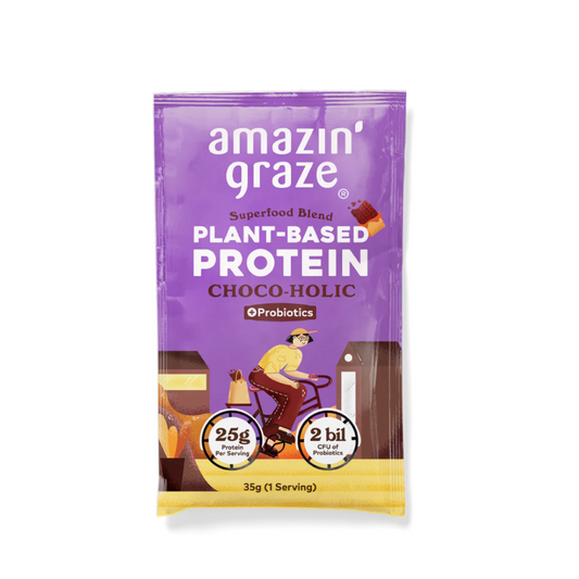 Amazin' Graze Protein Powder Choco-holic On-The-Go Sachets (6 x 35g)