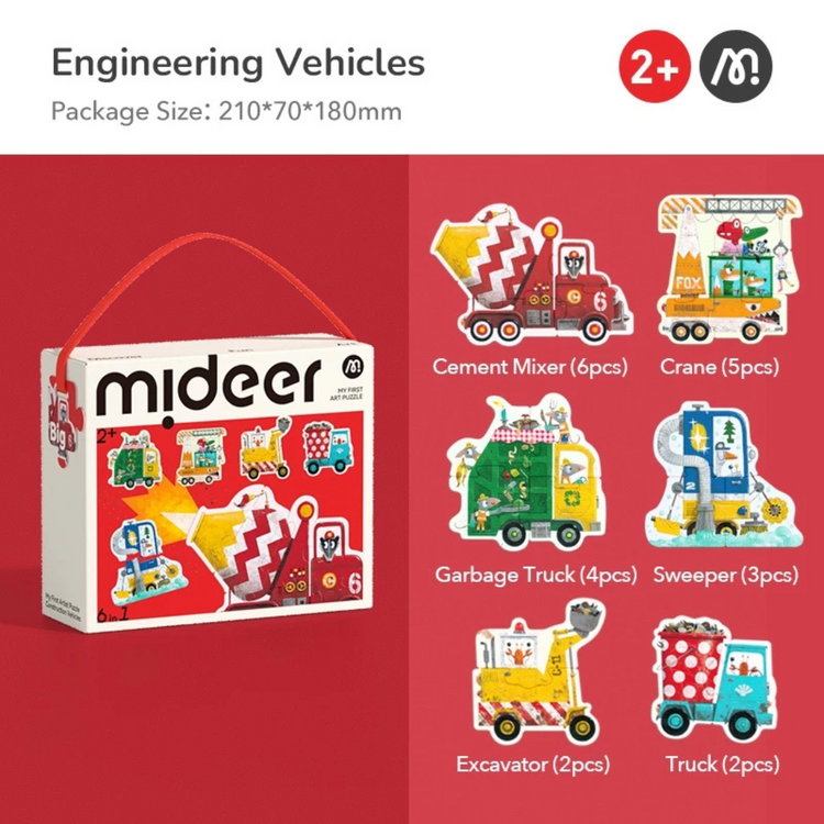 Mideer My First Artist Puzzle for babies (2Y+) - 5 Artist Series designs available