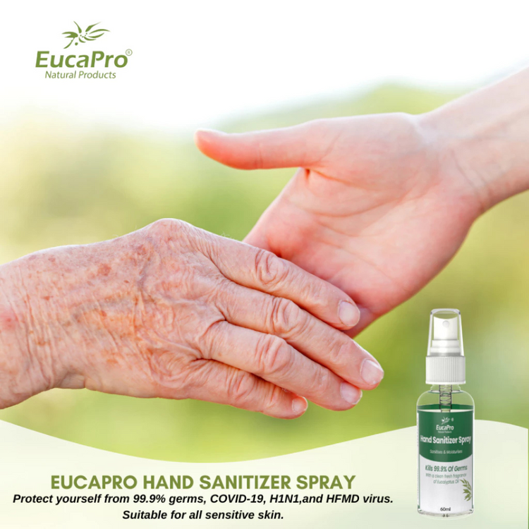 Eucapro Hand Sanitizer Spray (60ml) - Alcohol HST