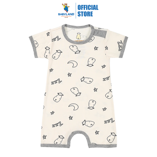 Baa Baa Sheepz Romper Short Sleeve Sweet Dreams Baa Baa Yellow