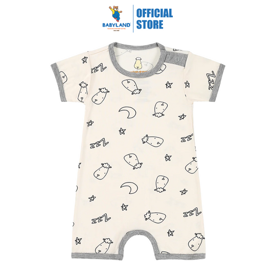 Baa Baa Sheepz Romper Short Sleeve Sweet Dreams Baa Baa Yellow