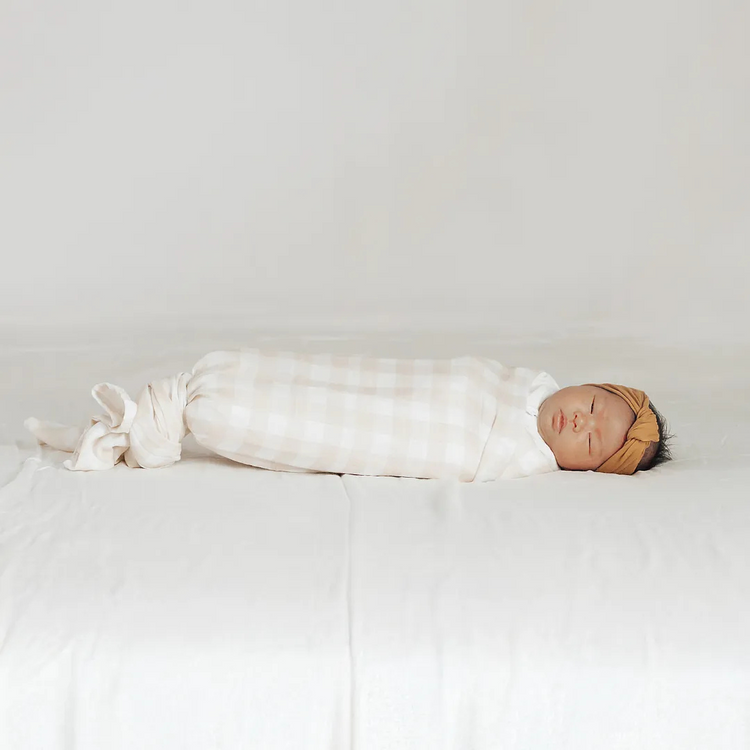 Mils and Key Swaddle - Bamboo + Cotton Swaddle (120cm x 120 cm)