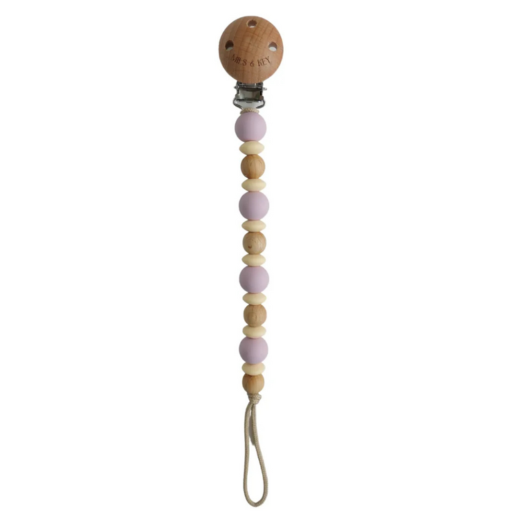 Mils and Key Ella Pastel Pacifier Clips (0m+)