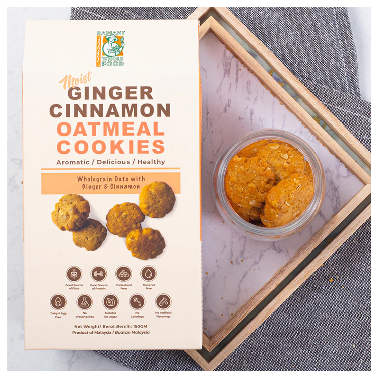 Radiant Oatmeal Natural Cookies (150g)