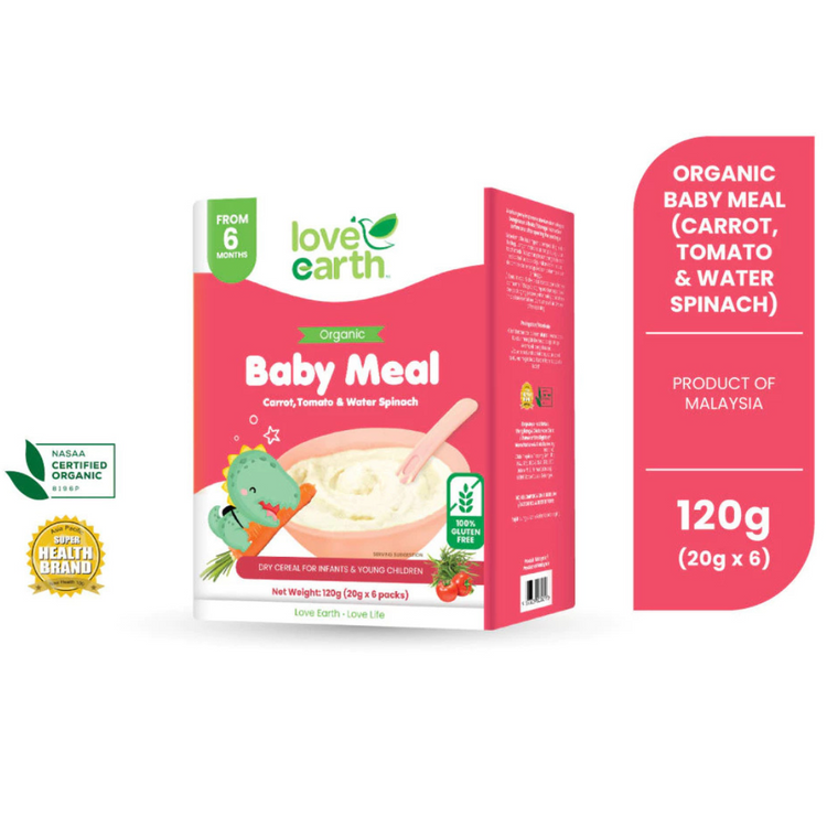 Love Earth Organic Baby Meal 120g (6 Sachet)