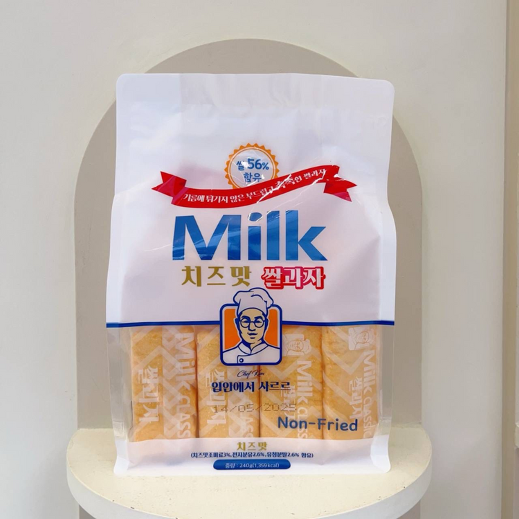Chef Kim Milk Classic Rice Puff (Cheese Flavor) 240g