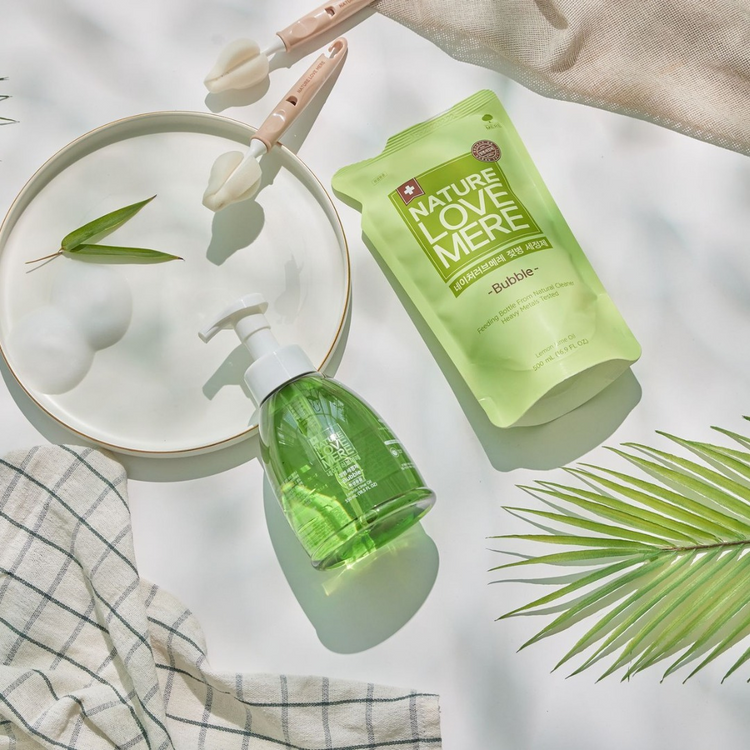 NATURE LOVE MERE Baby Feeding Bottle Cleanser (Bubble / Liquid)