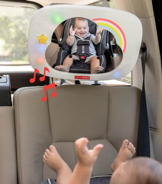 Skip Hop Silver Lining Cloud Entertainment Car Mirror