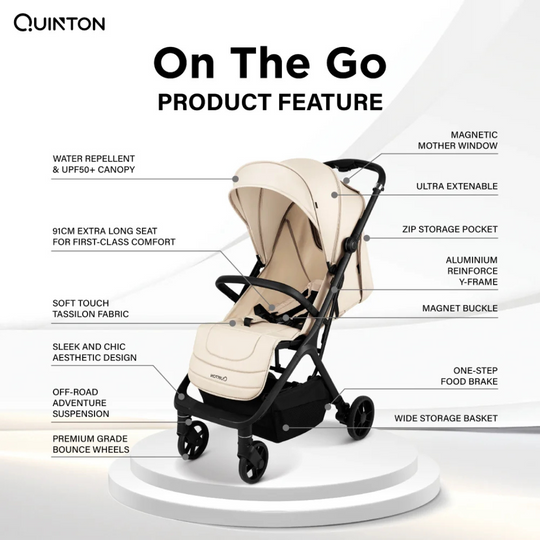 Quinton On The Go Stroller - Black