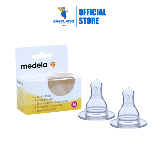Medela Spare Teat - Size S/Size M (2 Pcs/Box)