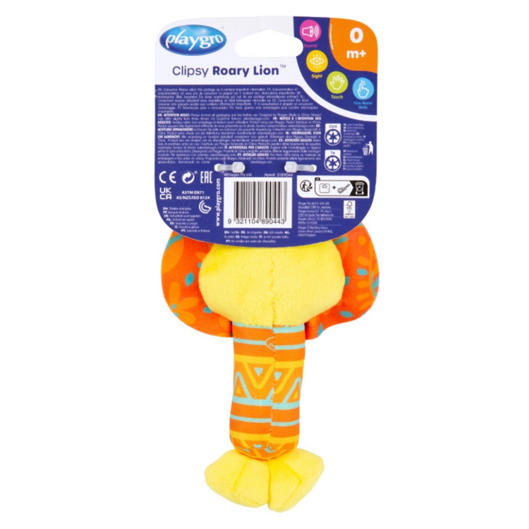 Playgro Clipsy Roary Lion (0m+)