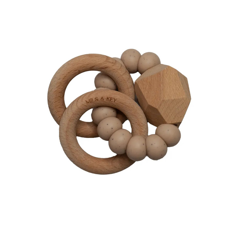 Mils and Key Noah Teething Rattle (3m+)