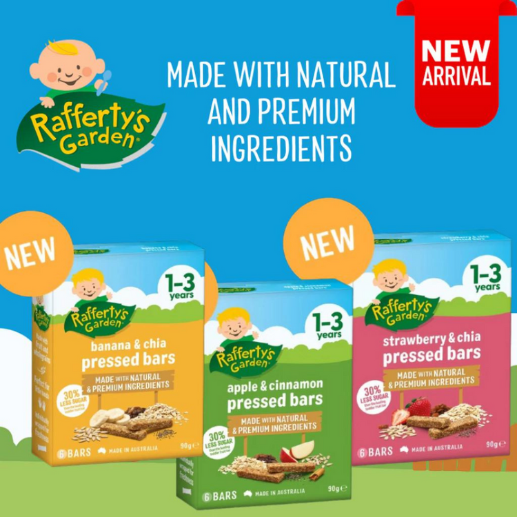 Rafferty's Garden Pressed Snack Bars 90g (12m+)