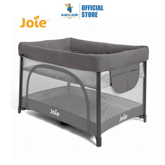 Joie Sesame LX Travel Cot - Birth up to 11 kg | One-hand Fold Travel Cot with Bassinet & Changer (New)