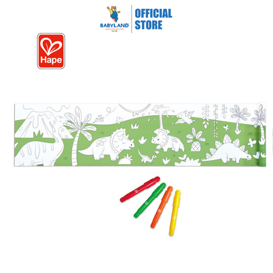 Hape 2017 Dinosaur Doodle Paper Roll Suitable For Age 3-6 Years