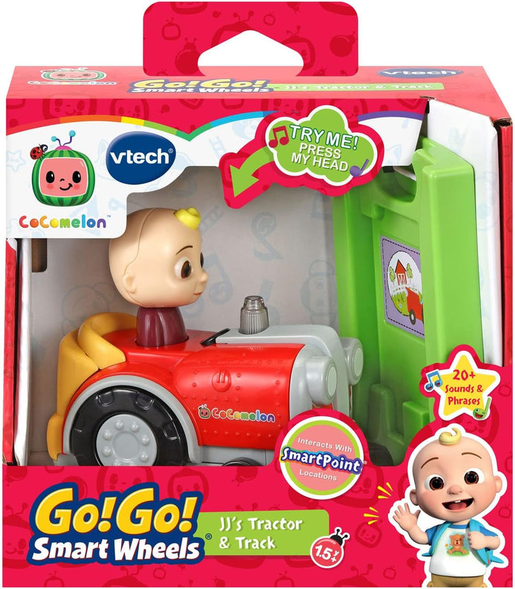 Vtech Cocomelon Go Go Smart Wheels - JJ's Tractor & Track
