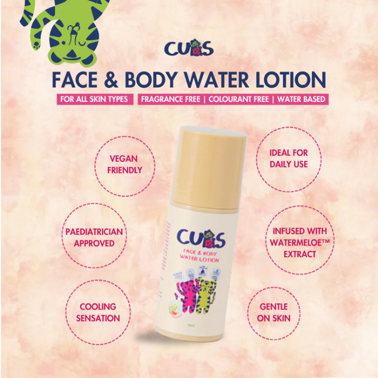 CUBS Face & Body Water Lotion