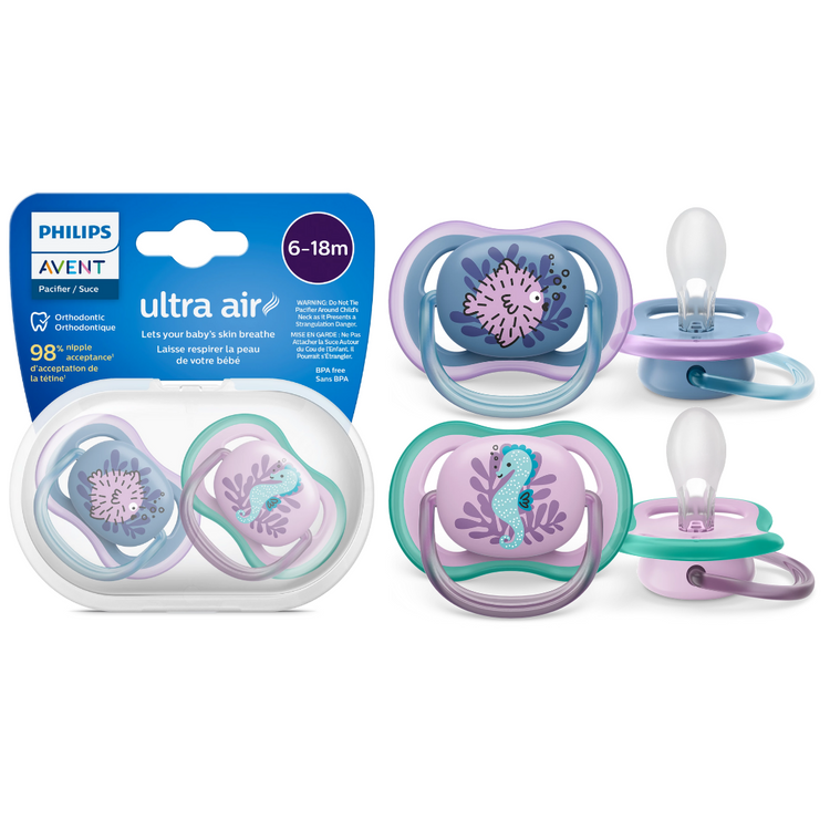 Philips Avent Ultra Air Soother Twin Pack
