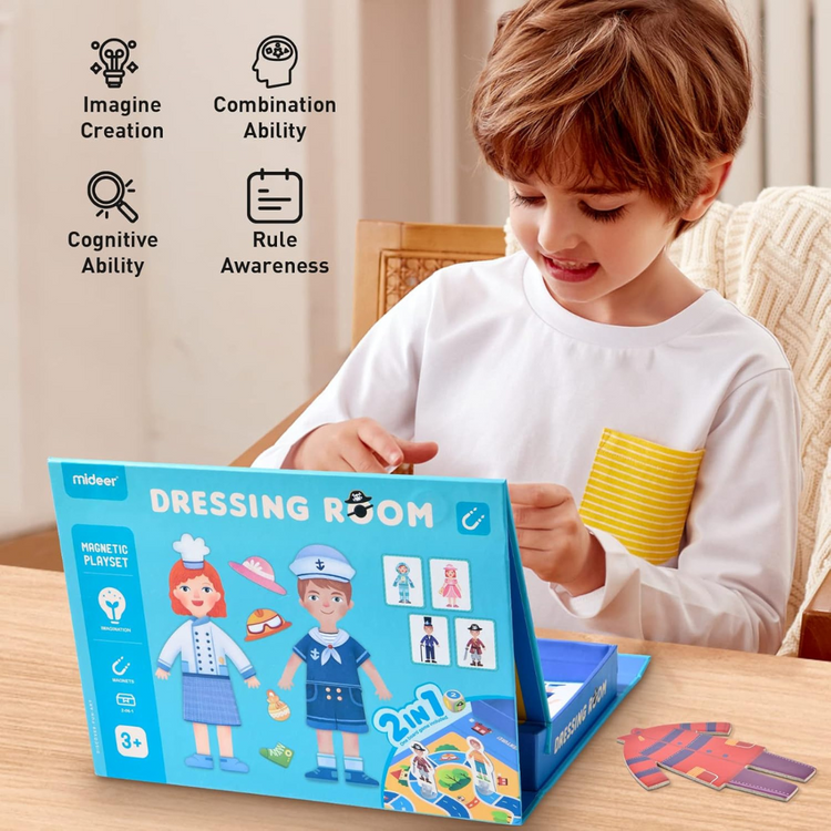 Mideer Magnetic Board Education Puzzle Playset (3Y+)