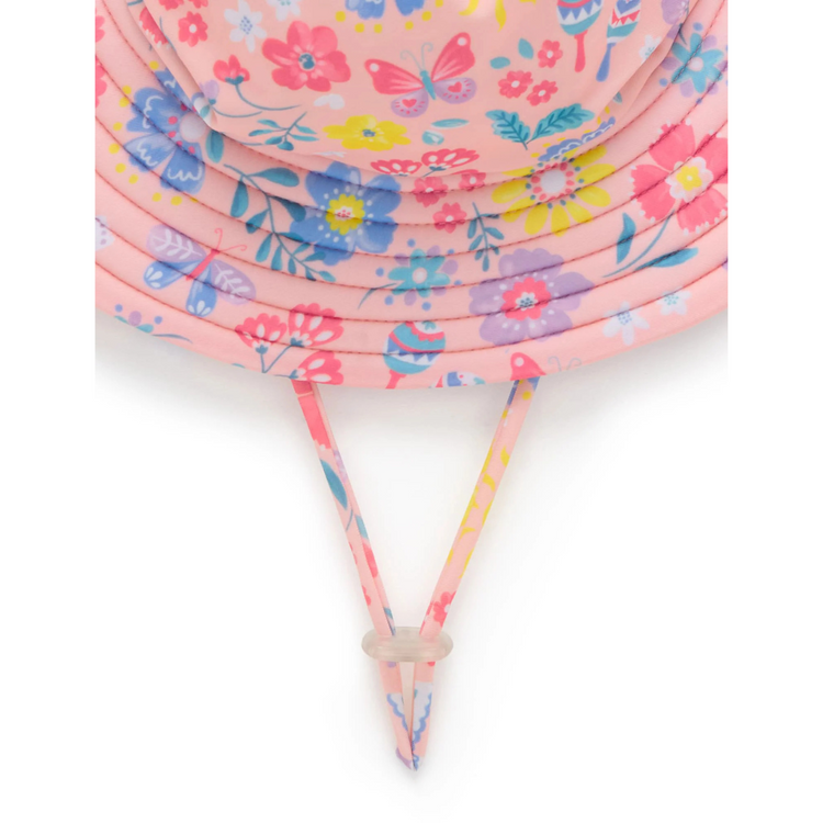 Purebaby Organic Broad Brim Swim Hat - Pajaro Bird