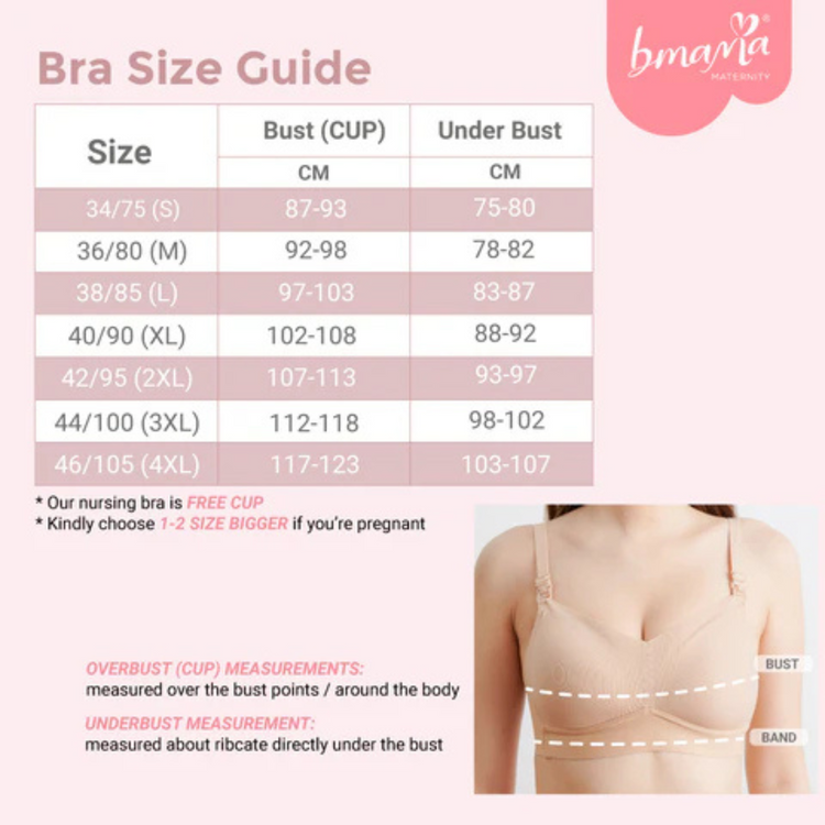 Bmama Support Sport Bra Handsfree Pumping and Nursing Bra - Black