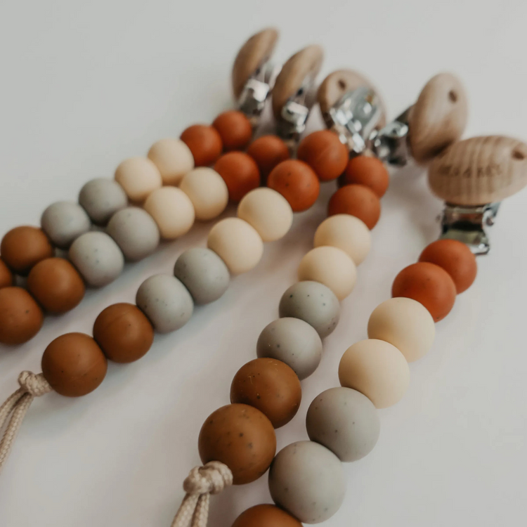 Mils and Key Jude Pacifier Clips - Multiple Color (0m+)