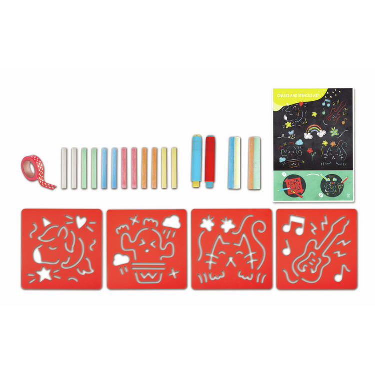 Hape Chalks & Stencils Art (3Y+)