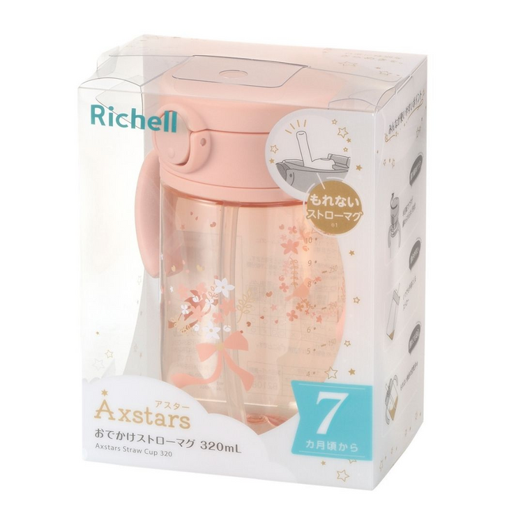 Richell Axstars Straw Cup 320ml (7m+)
