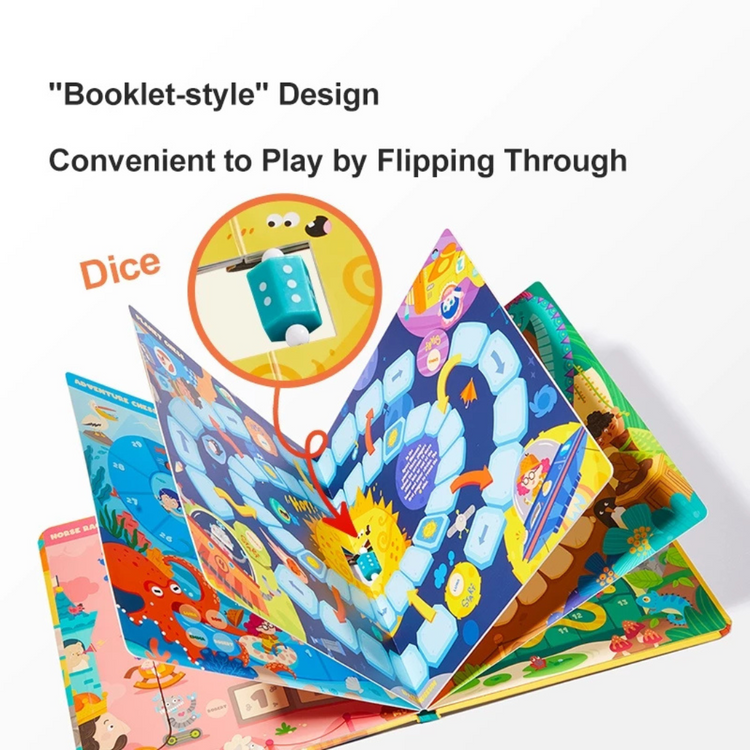 mideer 6-in-1 Portable Board Game Book - Museum Adventures (3Y+)