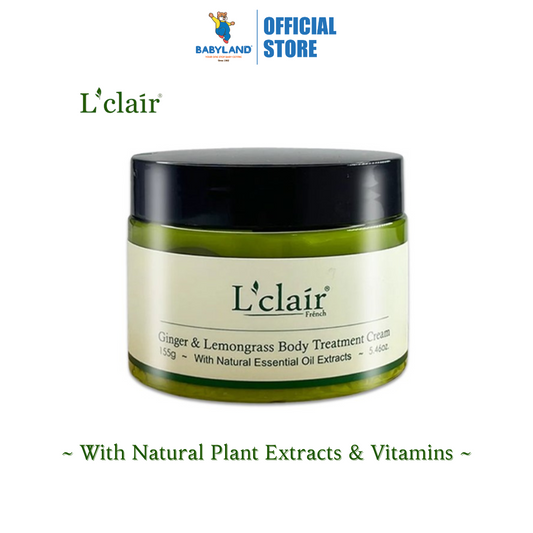 Lclair Ginger & Lemongrass Body Treatment Cream (155g)