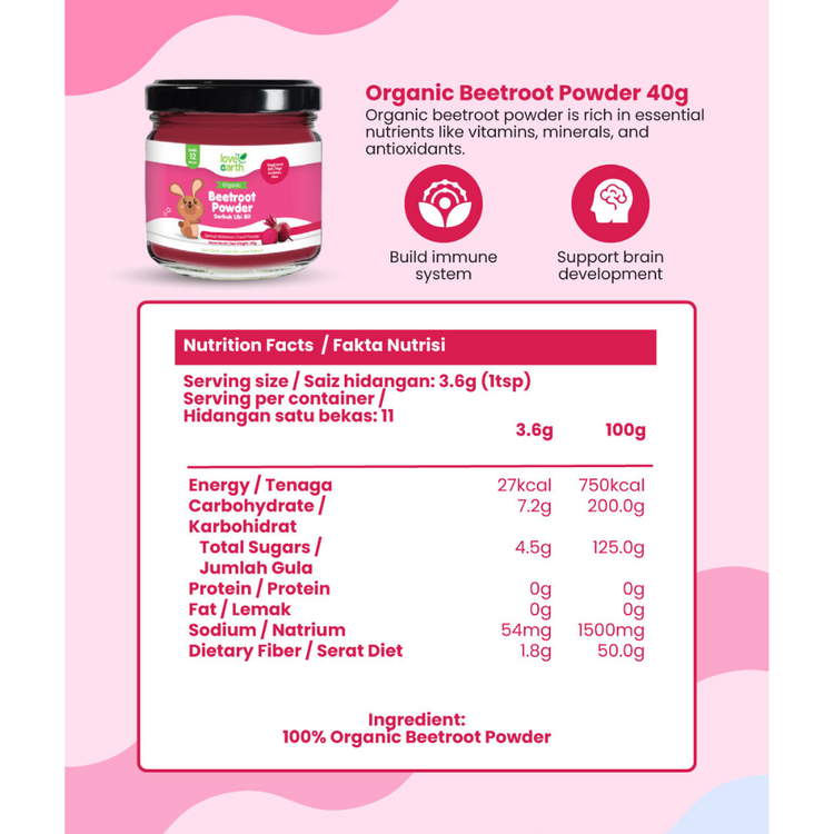 Love Earth Baby Powder Natural Seasoning (30g & 40g)