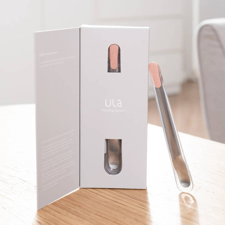 Viida Ula Feeding Spoon - Coral Pink