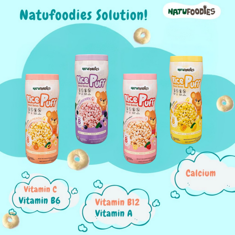 Natufoodies Organic Rice Puffs (6m+) (8m+)