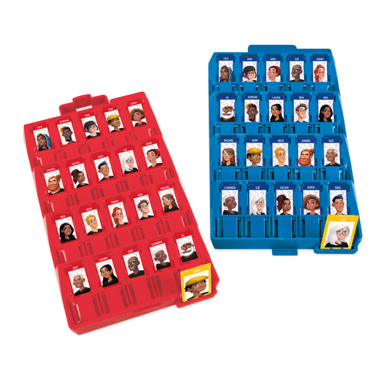 Grab and Go Guess Who? (6Y+) Original Guessing Game for Ages 6 and up, 2 Player Travel Game