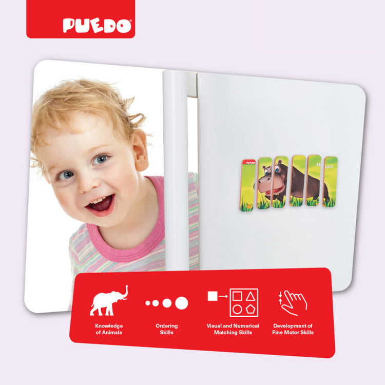 Puedo Magnetic Stick Animals Set (Set of 9)