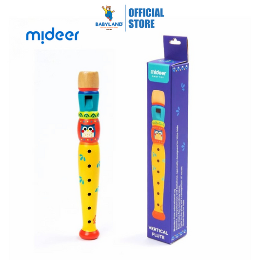 Mideer Wooden Musical Toy Vertical Flute (18m+)