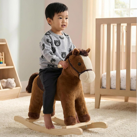 Marvellous Toby Rocking Horse With Realistic HorseSounds