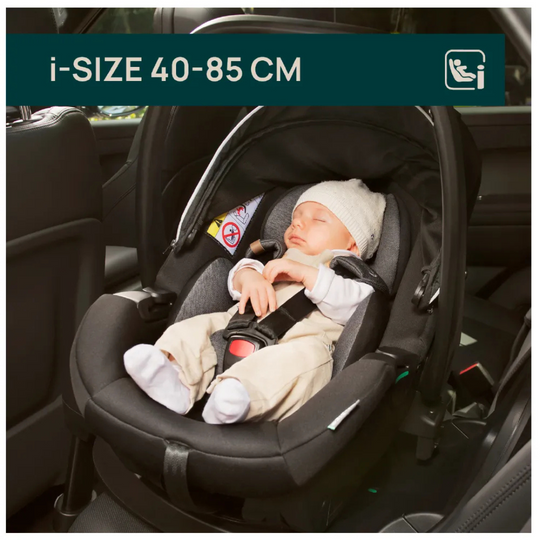 Chicco Kory Plus I-Size Car Seat - Black Air | Newborn (40-85cm, max 13kg)