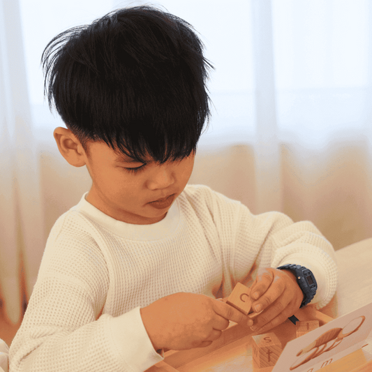 PureDays Wooden Wordament - English Extension Kit (1Y+)