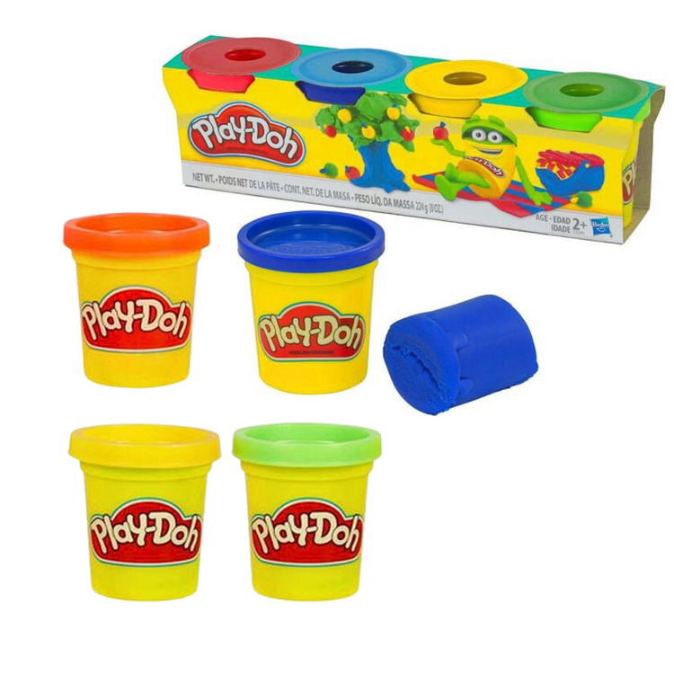 Play-Doh Mini 4-Pack (224g) (2Y+) Colourful Clay Learning Fun Creative For Kids Play Original Playdoh