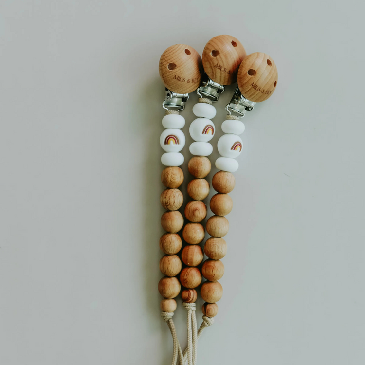 Mils and Key Mirai Pacifier Clips - Multiple Color (0m+)