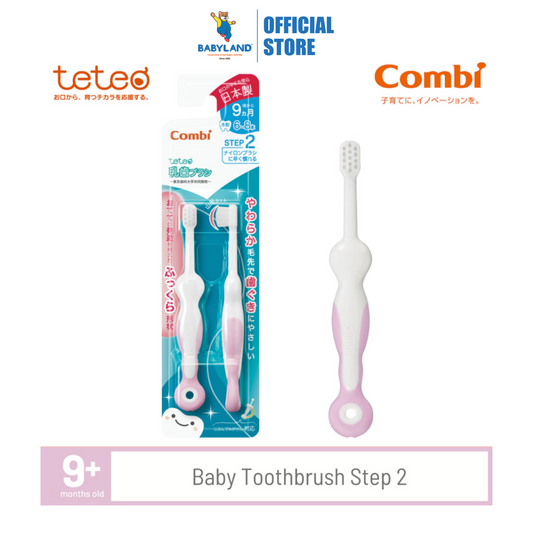 Combi Teteo Baby Toothbrush Step 2 (9m+)