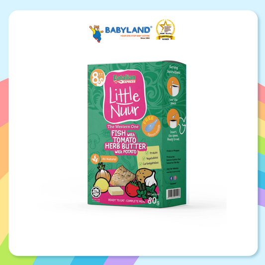 Eatalian Express Little Nuur - Fish And Tomato Herb Butter With Potato 80g (8m+)